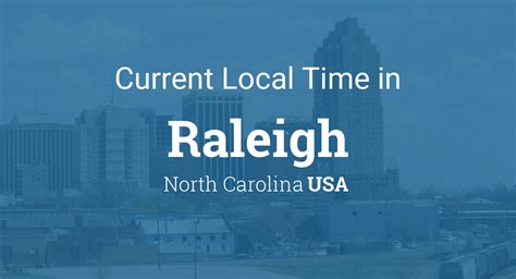 current time in raleigh nc.